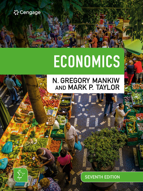 Cover of Economics, 7th Edition by N. Gregory Mankiw and Mark P. Taylor